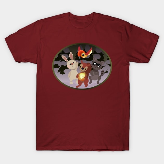 Rudolph - Critters T-Shirt by JPenfieldDesigns